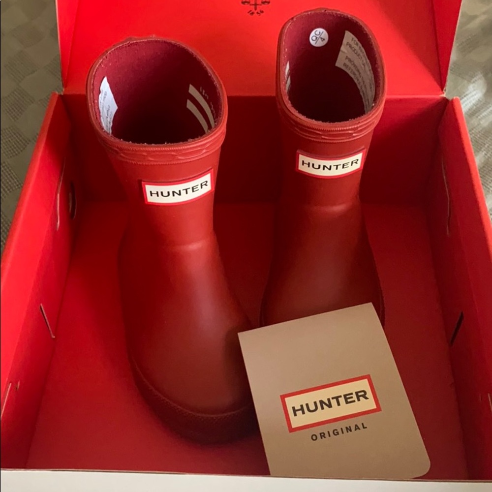 Hunter rain boots